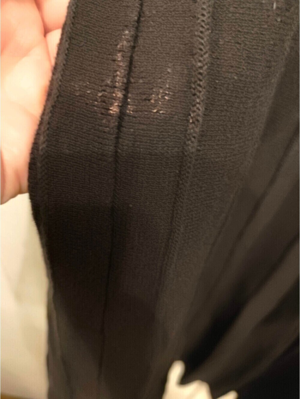 A. New. Day | Black Ribbed Knit Midi Skirt | Women's Skirt | XL - Picture 4 of 5